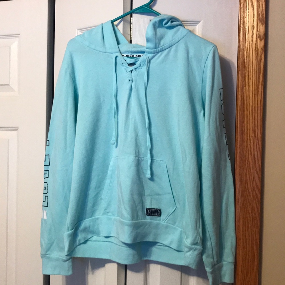 Turquoise Victoria’s Secret Hoodie